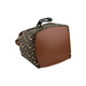Burberry Logo Stoff kleiner brauner Frauenschaufelbeutel Cross Body Umhängetasche Grundpaket (Bag + Staubbeutel)