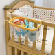 Ywzr Storage Basket Crib Hanging Storage Basket Nachtbeutel Zaun Windelstapfenbox Baby Aufbewahrung Korb transparent hängende Eimer - Gelb kann 2,8 cm hängen