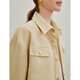 Inman Französisch Pendeln kleiner Duft Kurzjacke 2025 Herbst Frauen neue lässige Slim Gold Button Top Aprikosengelb s