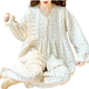 Cat Man (Miiow) Luftwattekleidung im Winter, September nach Entbindung, reine Baumwoll-Schwangere Frauen Pyjamas für Frühlings- und Herbst-Stillen und Fütterung von Müttern 8 Häuser 2677 Avocado Love Mezzanine M [Vorschlag 90-110 Jin [Jin gleich 0,5 kg]]