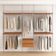 Yusenyi, der mittelalterliche Metallgarderobe, Metro Art Hanging Rack, offenes Schlafzimmer begehbar