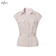 
Eifli (eifini) Eifli Tiansi versatile casual POLO collar sleeveless lace-up shirt for women 2025 summer new top for women pink M