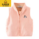 G.Duckkids Kinderbekleidung Jungen Weste Ao-Frisrous Weste Frühling und Herbst Winter Kinderbaby plus Samtweste Reißverschluss Cardigan Jacke rot 120 cm
