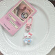 Neue vielseitige KT -Katze Keychain niedliche Cartoon Harz Anhänger Schultasche Hanges kleines Geschenkpaar Keychain [Kt Cat Keychain] Trojaner Kätzchen