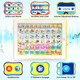 Cross-border children's large English tablet learning machine children's thinking training IPAD early education story machine toy gift yellow