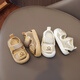 Fenziyan soft and breathable new summer baby toddler shoes, soft sole sandals for children 1-3 years old, non-slip, lightweight mesh with beige, upgraded model, mesh design, breathable and non-slip, 10.5, recommended for fat feet, actual foot length +1 cm