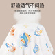 语森忆婴儿隔尿垫可水洗防漏尿布垫整床防水新生儿童宝宝隔尿垫姨妈垫 【2条装】100*80CM 【7A-三层加厚隔尿】鲸悠豚欢
