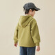 Duojia soft, smooth, warm and not bulky boys' polar fleece jacket children's autumn and winter hooded zipper cardigan