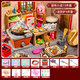 Miaobeil Kinder Mini Küche Real Kochset Kinderkochspielzeug Geburtstagsgeschenke für 8.-12th