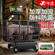 Today's selection (jinxuan) large hand push roller weighing electronic scale commercial floor scale wheel scale foldable bench scale accurate pig scale industrial logistics floor scale livestock weight scale double display pulley 600KG red letter 45*60 oversized table