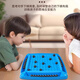 [Limited time hot product] Funny thunder-step magnetic beads against chess induction chess piece iron-absorbing stone ball effect training toys 20 magnetic beads punishment plate + 1 storage bag + 1 chess board