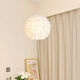 XMSJ Restaurant Chandeliers Einfache moderne kreative Designer-Raumleuchten Gang-Creme-Stil Hauptschlafzimmer Mädchen für Kinderzimmerlampen 9272 Kronleuchter 35 cm Drei-Farben E27 Lichtquelle