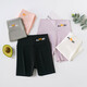 Ye Feifei Girls Pantalons de requin à trois points Pantalons de sécurité des enfants minces de leggings anti-exposition filles noires de taille moyenne + rose 130 [hauteur suggérée 115-125 cm]