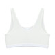 Aimer kids adore girls half sugar milk skin girl one, two and three stage sports vest AJ115C671 second stage short vest mesh white 150