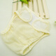 Xiqinbao Newborn Diaper Pants Baby Diaper Pocket Baby Breathable Pants 2 Pack (Blue + Yellow) S [Within 12Jin [Jin equals 0.5kg]]