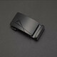 Belt automatic buckle men's trouser belt head business belt head accessories card slot 3.5cm clip outer wear buckle gift black square buckle does not include belt