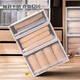 Yonghuan Schublade Typ Garderobe Aufbewahrungsbox Haushalt Transparent Aufbewahrungsbox Unterwäsche Finishing Box Dicked großer Kapazität Kleidung Aufbewahrungsbox 45-3523 Tiefe 45* Breite 35* Höhe 23 cm weiß ein Stück rein Weiß