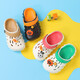 Babudou (Bobdog) Style de printemps et d'été pour les garçons et les filles, les chaussures et les pantoufles extérieures quotidiennes, le riz polyvalent et mignon / brun clair 28 -29
