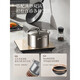 SUPOR INDUCTION Kocher intelligent 2200W Hochleistungsrühre Hotpot-Induktionskocher Batterieofen Silber Ia831t