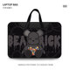 Luyide Building Bree Bear Laptop-Tasche 14 Zoll für Männer und Frauen für Apple MacBook Lenovo Xiaoxin Air13 Dell Y-4881 [verbessert All Black Computerbag] 11 Zoll