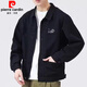 Pierre Cardin Jacket Herren Frühling und Herbst 2025 Neues Hemd Revers Herbst Herren Work Jacket Earth Herbst Jacke Top Upgrade Version K12806 GRAU 4XL Empfohlen 168-190jin [Jin gleich 0,5 kg]