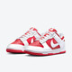 Nike (Nike) [trendy] Herrenschuhe Dunk Low Retro Low Top Reversing White und Rot-Slip, Wear-Resistant Lightweight Casual Board Schuhe DD1391-600 40