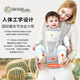 WCZ German baby waist stool Alta baby strap front hug multifunctional lightweight baby-holding breathable model New model - Alta pearl gray