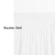 Massimo Dutti夏季新品2025女装简约百搭千金淑女风纯棉花苞裙半身裙05271400 米白色 米色 M (170/74A)