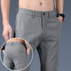 丨Lilang丨[Brand code break clearance] Men's spring new slim straight stretch casual pants men's pants men's pants summer black 688 no elastic (1 piece) 28 (waist circumference 2.1)
