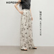 
Red sleeves wide-leg casual pants 2025 summer new women's clothing [Yanyu Jiangnan] elastic waist slimming and versatile loose trousers Jiangnan Yu Yu 687 XL