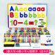 Chaoqupin para niños Educación temprana 26 letras de caso inferior Case Magnética Toyadores de aprendizaje educativo Inglés Digital Digital Pinyin Versión Caps de color 2 Conjuntos + Conjuntos de mayúsculas y mayúsculas