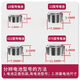 Ting Factory hearing aid special battery e312/675/13 imported large capacity accessories (1 board 10 pieces) large capacity long-lasting and durable red card A312 model