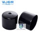 Customized rubber sleeve, rubber cap, plastic pipe plug, thread protection sleeve, screw thread anti-collision, silicone sealing soft, inner diameter 31mm (1 black)