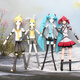 Cool Vine Virtual Sänger Hatsune Miku Mikuto Gemini Akzent Teto peripherer abstrakter Puppenmaus trocken bewegliche Ornamente Spannung 15 cm