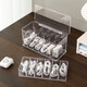 Boîte de stockage de câble de données Câble Câble Câble Gestion d'artefact Particule Plug Pobine de téléphone mobile Ensemble de bougie de fil Mobile Rack Double-couche Data Data Cable Boîte + Câble Management avec 15 pièces