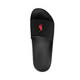 Polo Ralph Lauren Sports Men's Splapers Sandals Chaussures de plage masculines confortables et non-glissées Daily 2025 Été Nouveau 15519788 Black / Red PP (noir et rouge) 43 (US / 10)