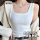 Urban beauty [Fish bones are slimming and upgraded] women's suspender vest wears outside and inside summer breasts to make them look slimming and sleeveless top
