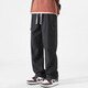 Jean-vis Sommer dünne Ice Seide Schnelltrockne Sport und Freizeithose Herren-Gerade-Leg-Design 9221 Khaki M.