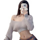 Uniforme de lencería sexy universal seduce a los estudiantes jk minifalda minifalda suéter de cuello bajo falda plisada burlones suéter blanco individual tamaño simple