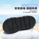 ANTA (ANTA) Children's Sandals Baby Shoes Summer New Velcro Toe Anti-collision Soft Elastic Beach Shoes Male Black/Snowflake White 0036-2 26