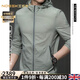 NOSSKISS轻奢品牌防晒服男夏季薄款透气宽松连帽防晒衣2025新款 HN9929BST米色 M 170/105