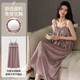 Camisón de suspensas de seda de hielo y nieve para mujeres con almohadillas de pechuga para faldas de playa de verano para vestidos de verano para ropa casera se puede usar fuera de AM13117 XL recomendado 120-140Jin [Jin iguala 0.5 kg] código de tarjeta para tomar una gran oportunidad