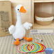 
Set of my duck children throwing circles parent-child interaction set Big goose outdoor kindergarten competition game puzzle toys Set of big goose + 10 circles [USB charging]