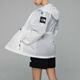 THE NORTH FACE UE series solid color logo windproof and waterproof zipper waist hooded white XS
