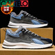 
Katile crocodile winter warm cotton shoes casual dad shoes trendy versatile sports running forrest Gump shoes male student Z1098 gray plus velvet to take one size larger 39