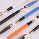 Hero brand pen 1506 men's high-end girls' retro gift gifts art handwriting hard pen calligraphy students' special replacement ink vesicle exquisite suit for elementary school students in grade 4 and 3 blue [three pen tip gift box set] 0.5mm+0.38mm+1.0mm