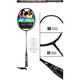 Racket de badminton en carbone complet YonEx Nanospeed Série NS9900 avec un type de contrôle de balle intelligent et durable (ensemble de tir défensif et original 3U / 4G sans filetage