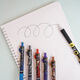 Chendu's new Kamen Rider Blind Box Pen Creative Cool and Handsome Japanese Anime Peripheral Stationery Press the neutral pen to quickly dry X-6227 Ji Kawa Blind Box Pen Random 6 0.5mm x Single
