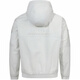 
DESCENTE solid color logo hooded long sleeve jacket for men and women black 100