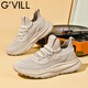 Guizhibu summer breathable men's shoes 2025 new mesh versatile casual shoes thick sole non-slip trendy sports shoes sand color [breathable style] G1503 42 [sports shoe size]